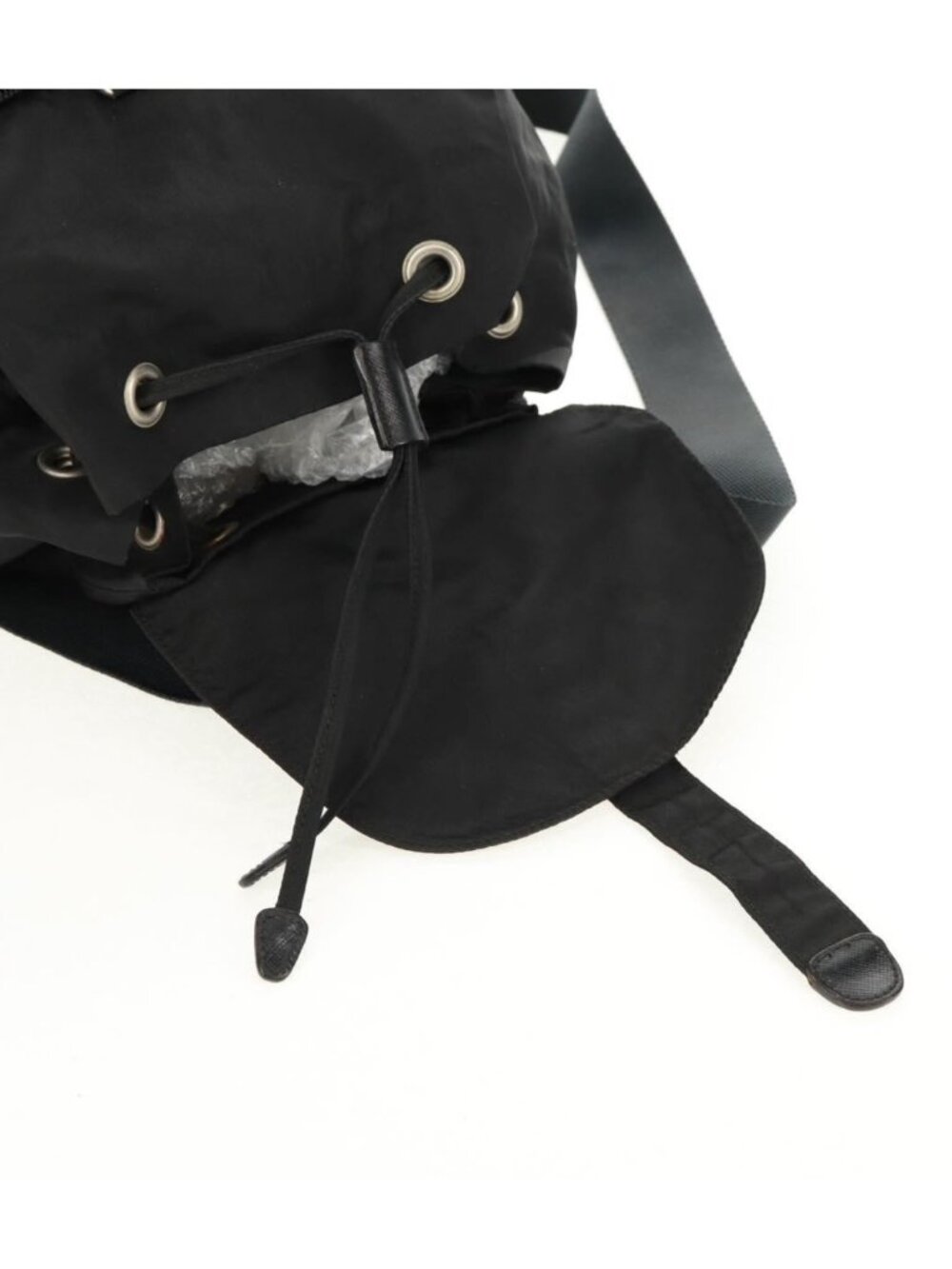 PRADA Backpack Nylon Black Silver - Picture 15 of 16